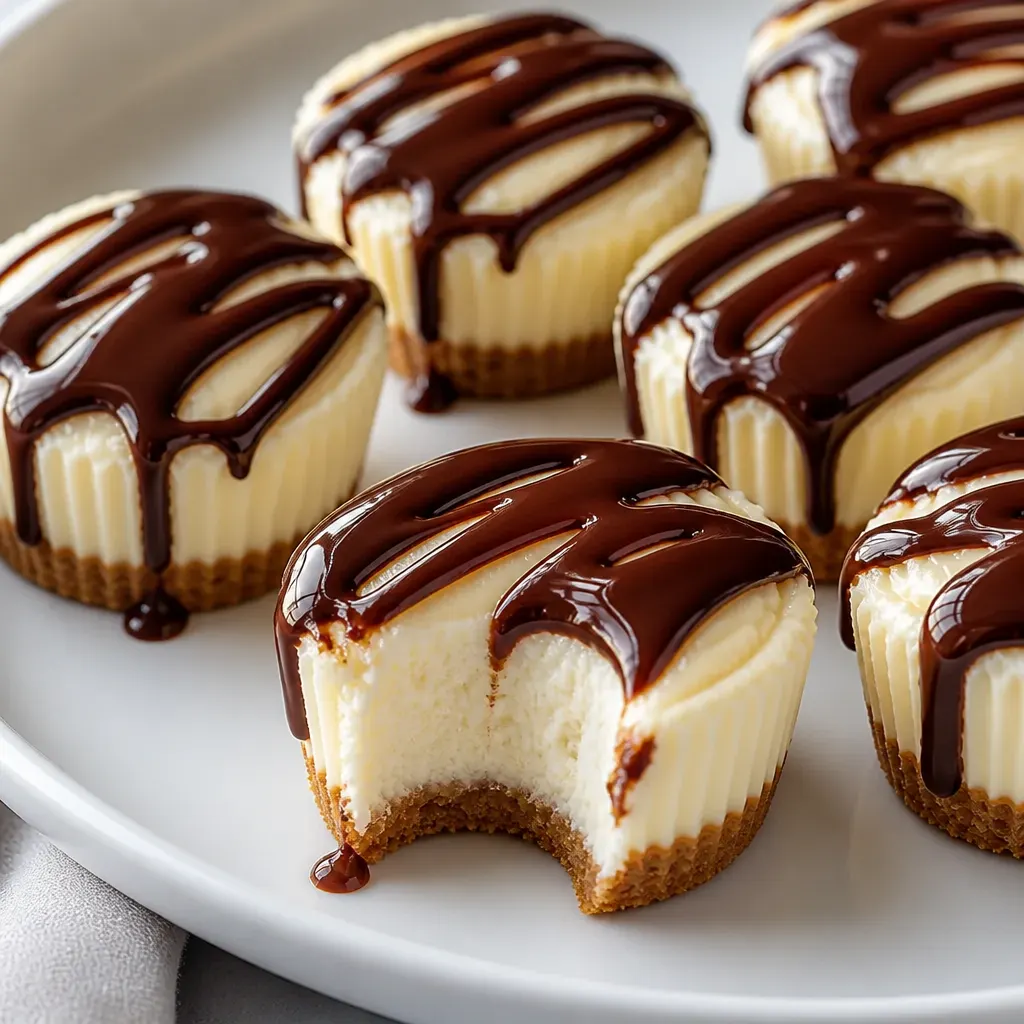 Waffle Cone Cheesecake Minis close-up view